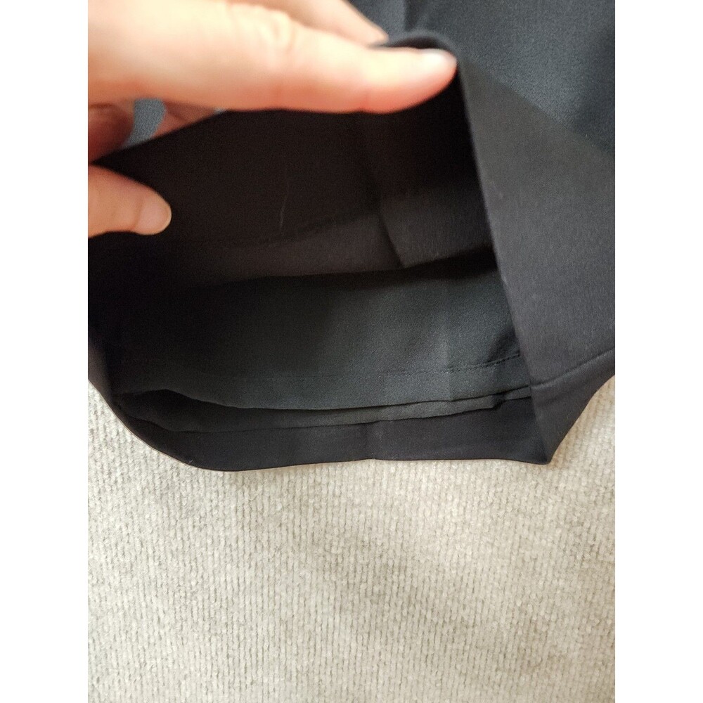 The Limited Olivia Dress Pants Women 8 Black Side Zip Scandal Flared Wide LegNEW - Picture 8 of 13